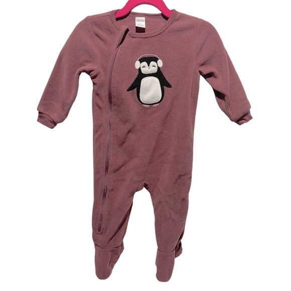 PL Baby Zippered Fleece Sleeper, 9 Months - Picture 1 of 7